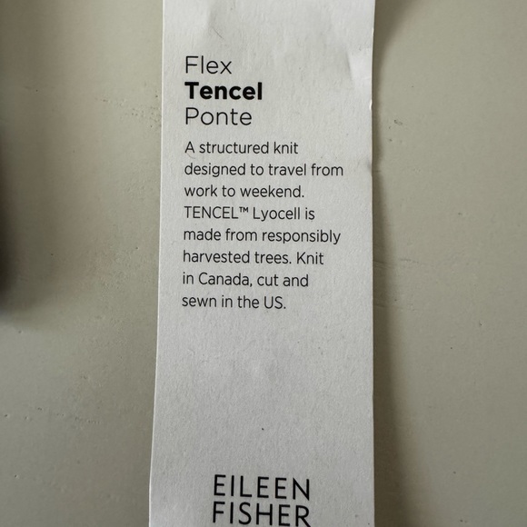 Eileen Fisher pants suit. Long jacket is PM and pants are M hemmed to 28”. - Picture 9 of 9